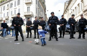 Con il pallone nella gazzella